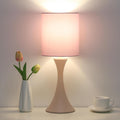 Seaside village Pink Touch Lamp, 3 Way Touch Control Desk Lamp, Bedside Dimmable Lamp Decorative Nightstand Lamp, Small Night Light for…