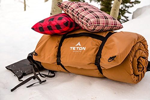 Teton Sports Camp Pillow; Great for Travel, Camping and Backpacking; Washable, Green 1 Count Cotton Green