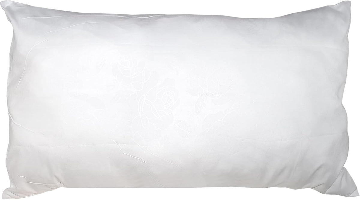 Feather Proof Pillow Covers, WINCUR Waterproof Pillow Protectors with Zipper, White Soft Pillowcases for Sofa Couch and Bed, Machine…