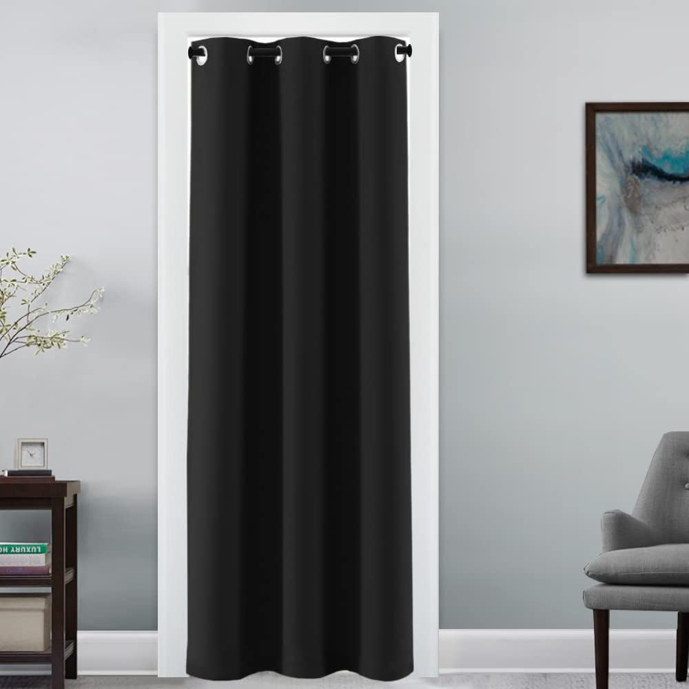 H.VERSAILTEX Doorway Curtain Blackout Closet Door Curtain Room Divider Window Treatment Curtain for Bedroom Thermal Insulated P…