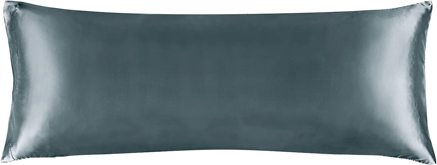 Bedelite Satin Body Pillow Cover, Super Soft and Cooling Body Pillow Pillowcase for Hair and Skin, Breathable Silky Full Long Pillowcase Co…