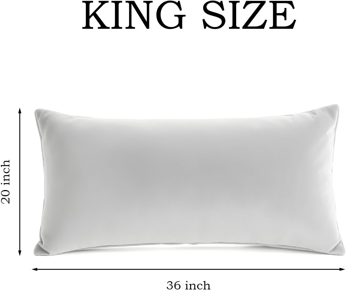 QJFabricCO Q&J Fabric Co. Bedding Pillow Cases King Size Set of 2 –Wrinkle, Fade Resistant, Soft Brushed Microfiber Pillow Cover–Envelope Pil…