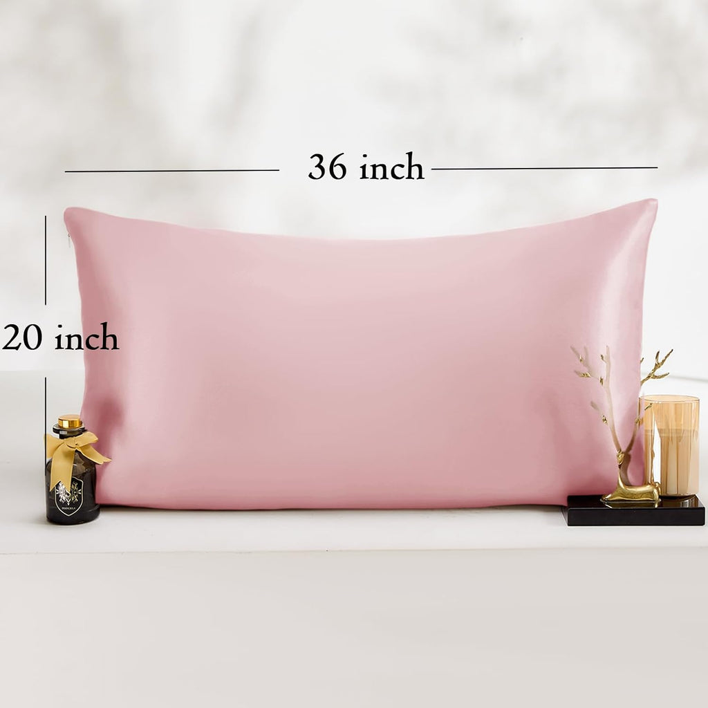 Vielit King Satin Pillowcase for Hair 2pc, Similar to Silk Pillow Cases, Easier comfort Than Silk Pillowcase Gifts for Women…