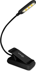 VAVOFO Rechargeable Reading Light, 7 LEDs with 9 Color Temperature 9 Brightness Levels Clip On Book Light for Reading in Bed with Power…
