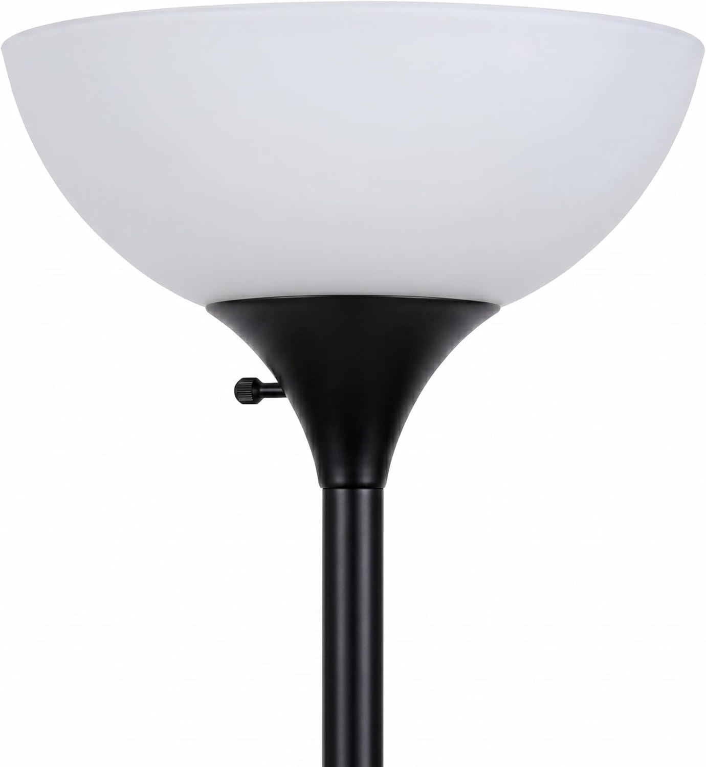Brightech Sky Dome Double LED Floor Lamp, Torchiere Super Bright Floor Lamp with 2 Reading Lamps for Living Rooms & Offices - Dimmable…