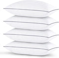GOHOME King Size Pillows Set of 4 - Bed Pillows for Sleeping 4 Pack, Cooling Supportive Hotel Pillows with Premium Soft Down Alternative…