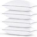 GOHOME Pillows Queen Size Set of 4 - Bed Pillows for Sleeping 4 Pack, Cooling Supportive Hotel Pillows with Premium Soft Down Alternative…