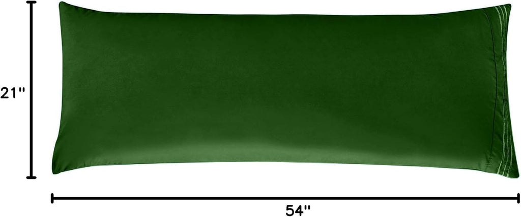 Elegantcomfort Elegant Comfort Luxury Ultra-Soft 1-Piece Pillowcase Set - 1500 Hotel Quality Microfiber Double Brushed - Wrinkle Resistant,…