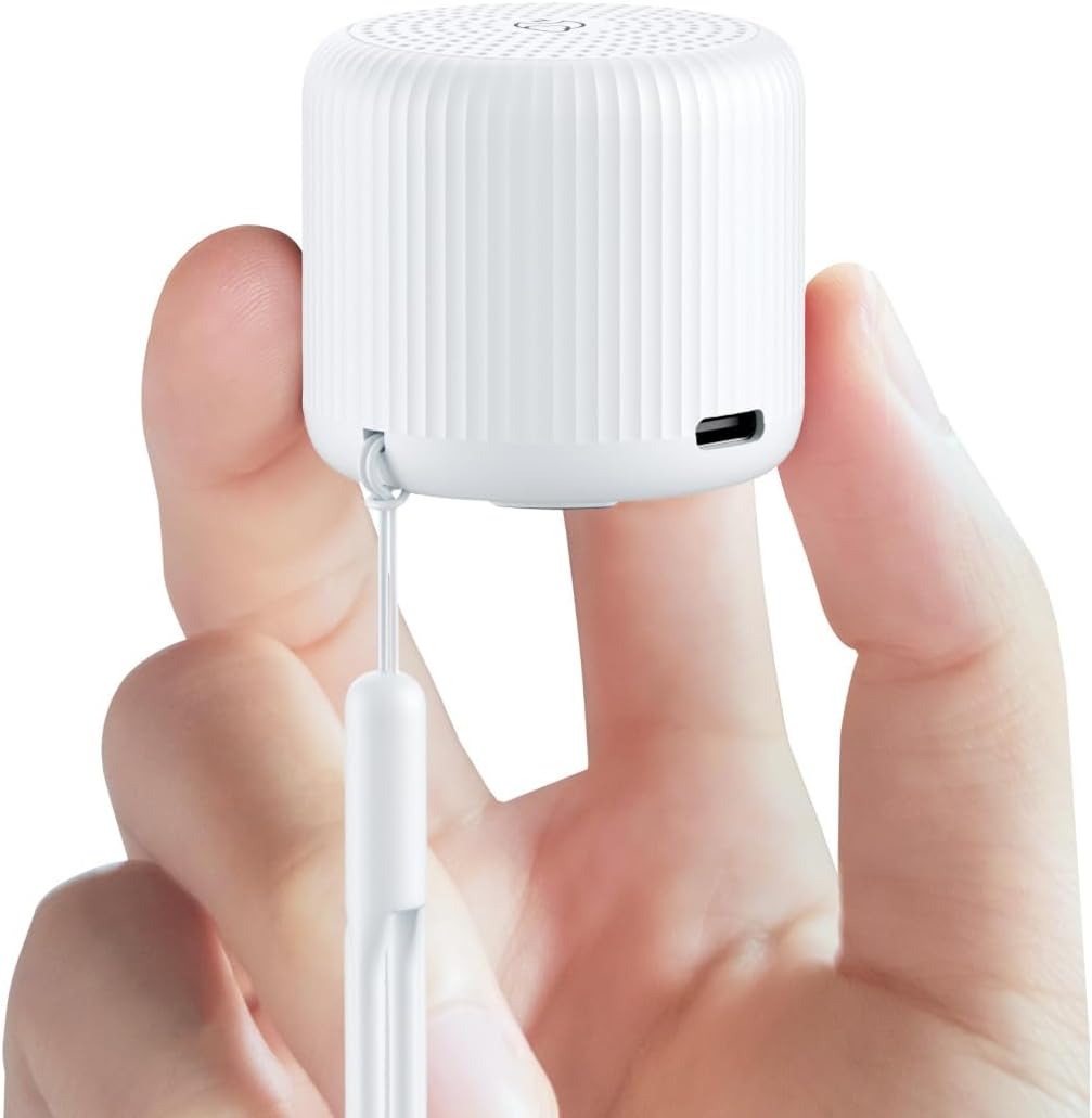 Portable Sound Machine for Baby Adults, LEICEX Travel Sound Machine,15 Non-Looping Sound Timer and Memory Play, Mini White Noise Machine…