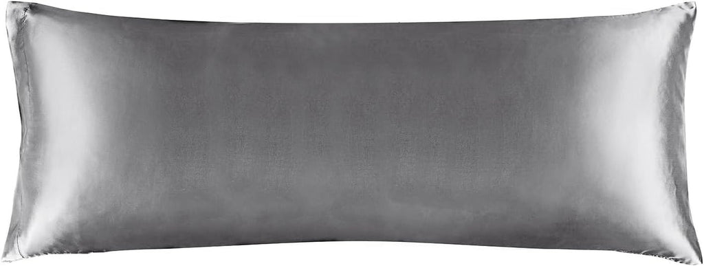 Bedelite Satin Body Pillow Cover, Super Soft and Cooling Body Pillow Pillowcase for Hair and Skin, Breathable Silky Full Long Pillowcase Co…