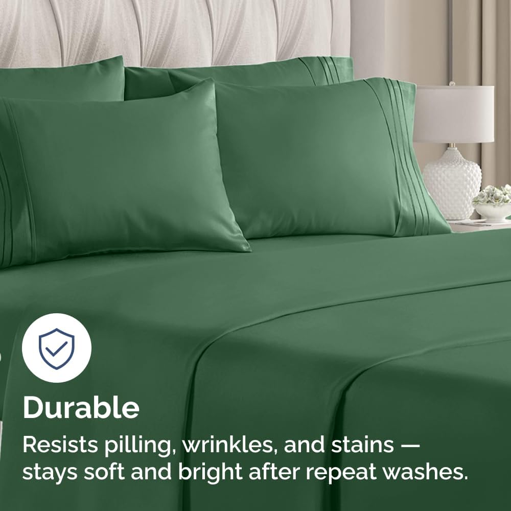 Queen Pillow Cases Set of 6 - Ultra Soft Hotel Quality Pillowcase Covers - Comfy & Wrinkle Free - Shrink & Fade Resistant - Machine…