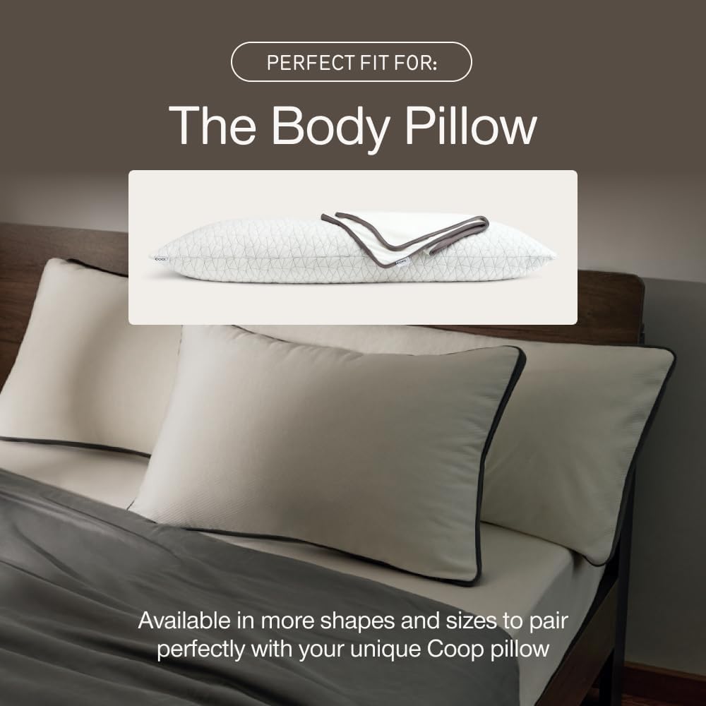 Coop Home Goods Ultra-Tech Body Pillow Protector for Memory Foam Pillows, Waterproof, Body Pillow Covers, Oeko-Tex Certified, Breathable…