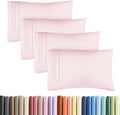 King Standard Pillow Cases Set of 4 - Soft Hotel Quality Pillowcase Covers - Comfy Bedding for Women, Men, Kids & Teens - Machine…