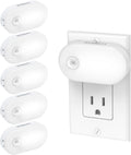 Lyridz 120LM Ultra Bright Plug-in Motion Sensor Night Light, Stepless Dimmable LED Nightlight, Always-On and Auto-Off, for Hallway…