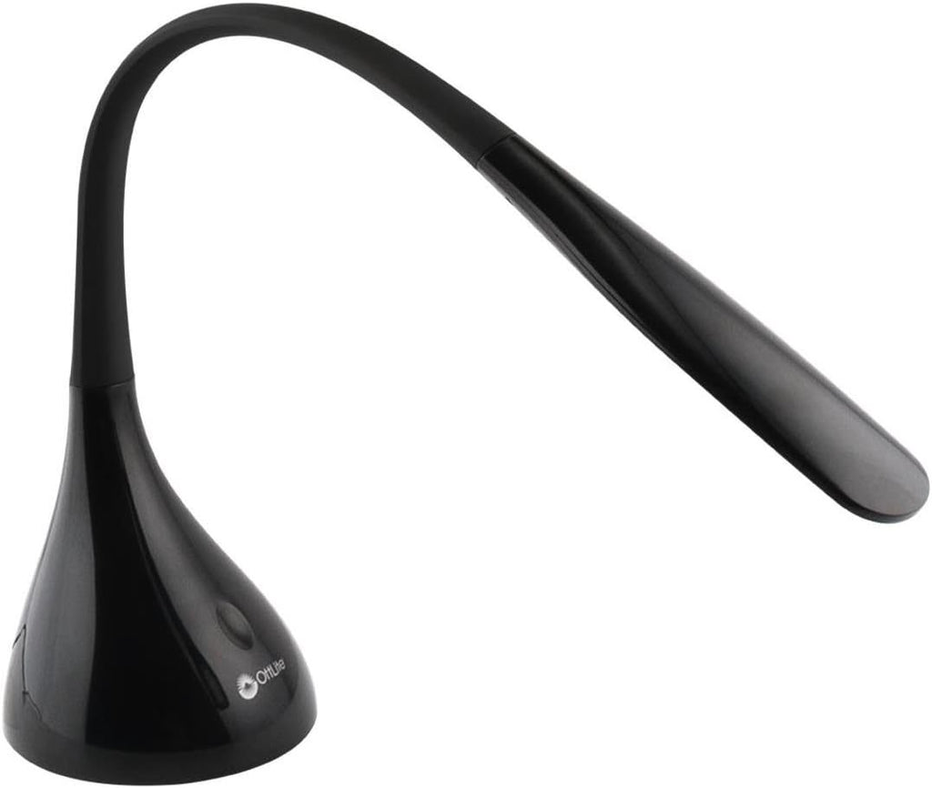 Ottlite Creative Curves LED Desk Lamp with Adjustable Neck - 4 Dimmable Brightness Settings with Energy Efficient Natural Daylight LEDs for…