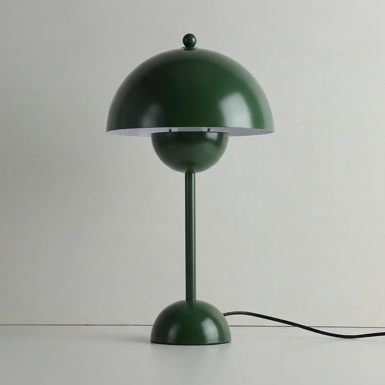 COSYLUX Modern Small Table Lamp for Bedroom, Cute Dome Shade Reflecting Light Reading Lamp for Living Room, Kid's Room, Study, Office…