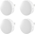Junlitgroup Mini Plug in Night Light, Dusk to Dawn Sensor, 4-Color, LED Toilet Night Lights, Dimmable Color Changing, for Kids Breastfeedin…