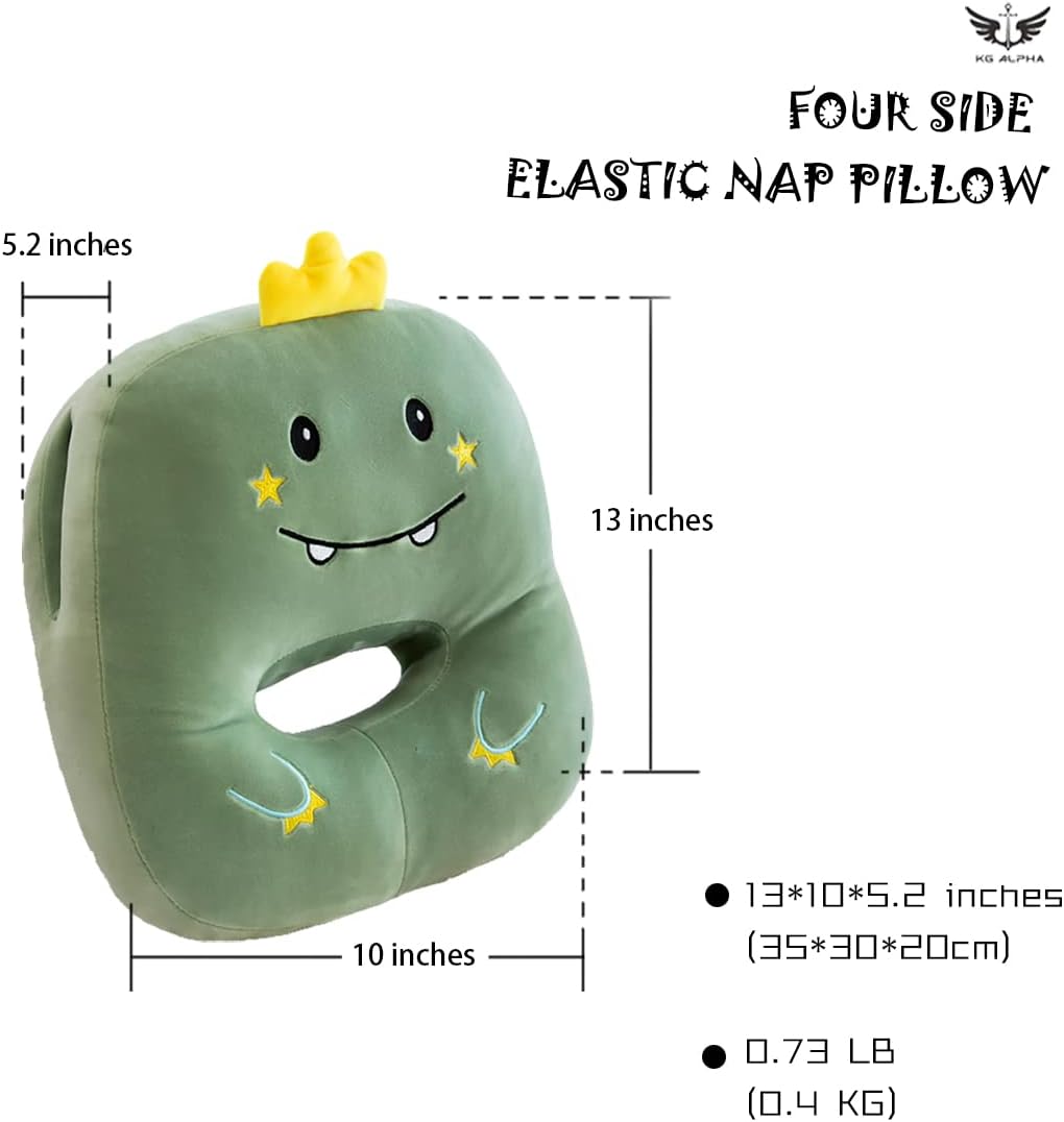 Kg Alpha Dinosaur Plush Stuffed Cute Napping Toy Pillow for Kids Girls, Kawaii Toys Throw Pillow Doll Gift for Girlfriend, Office Neck Pill…
