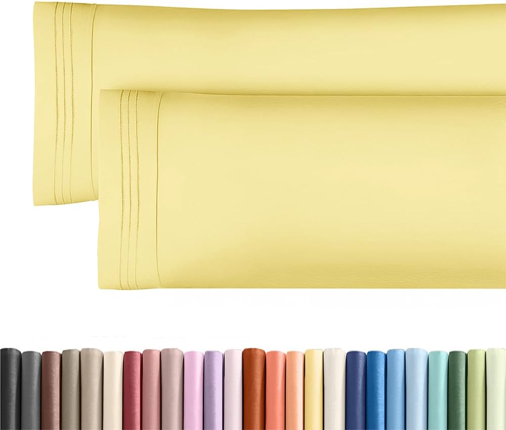 Body Pillowcases Set of 2-20x54 Long Body Pillow Case - Soft Body Pillow Cover for Sleeping & Side Sleepers - Comfy, Wrinkle & Fade Free…