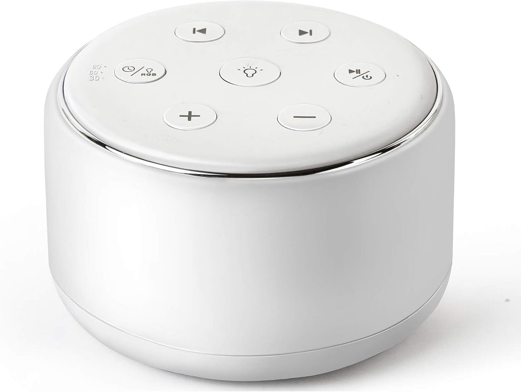 FamiSym White Noise Sound Machine Baby for Sleeping with Night Light – 34 Soothing Sounds, Rechargeable White Noise Machine for Kids…