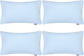 Thmyo 4-Pack 100% Cotton Lumbar Comfortable Solid Decorative Throw Pillow Case, Thmyo Rectangle Cushion Cover Pillowcase Sublimation Blank P…