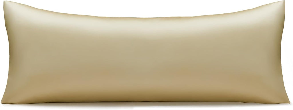Awvco Body Pillow Cover - Cooling Silky Smooth Satin Pillowcase for Hot Sleepers, Skin & Hair Friendly- Breathable & Stretchy for Al…
