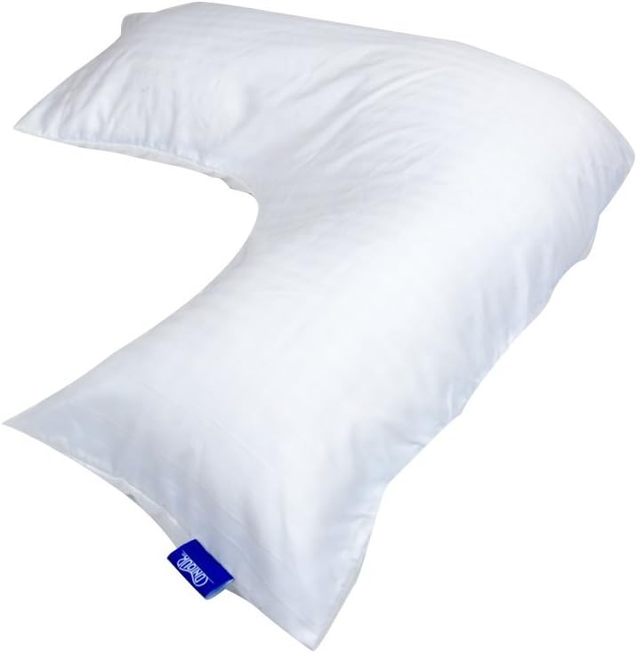 Contour Products L Pillow Case, White, Made Specifically for The Contour Products L-Shaped Body Pillow