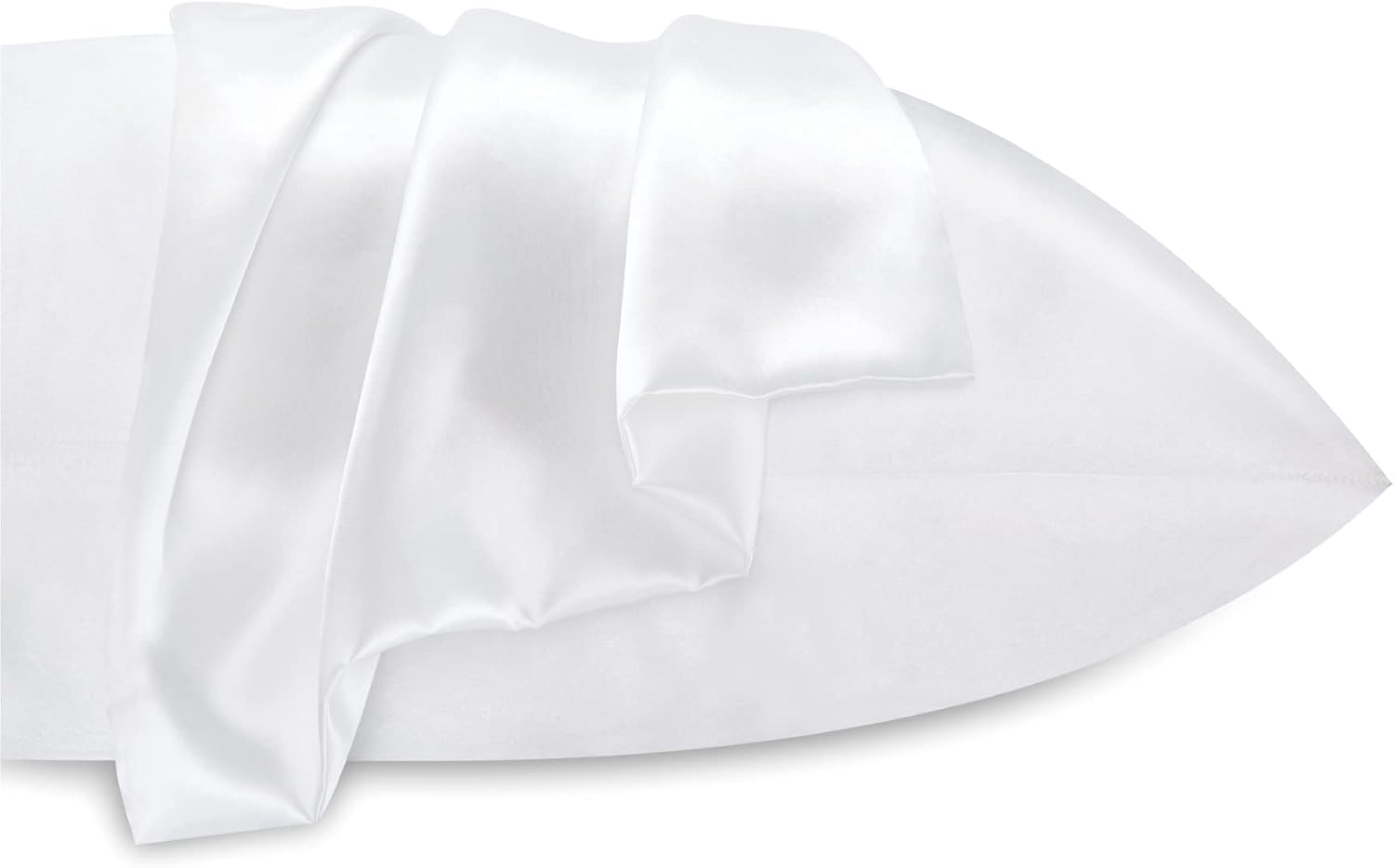 Bedelite Satin Pillowcase for Hair and Skin, Super Soft and Cooling Similar to Silk Pillow Cases 2 Pack with Envelope Closure, Gift for Wom…