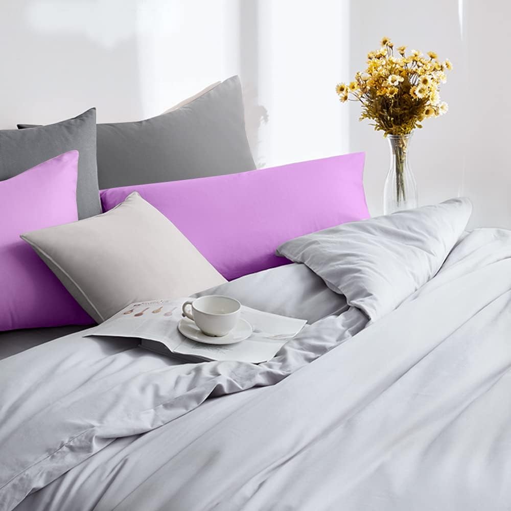 FLXXIE King Pillow Cases Set of 2, Soft Microfiber Pillow Covers with Envelope Closure, Wrinkle, Fade and Stain Resistant Pillowcases…