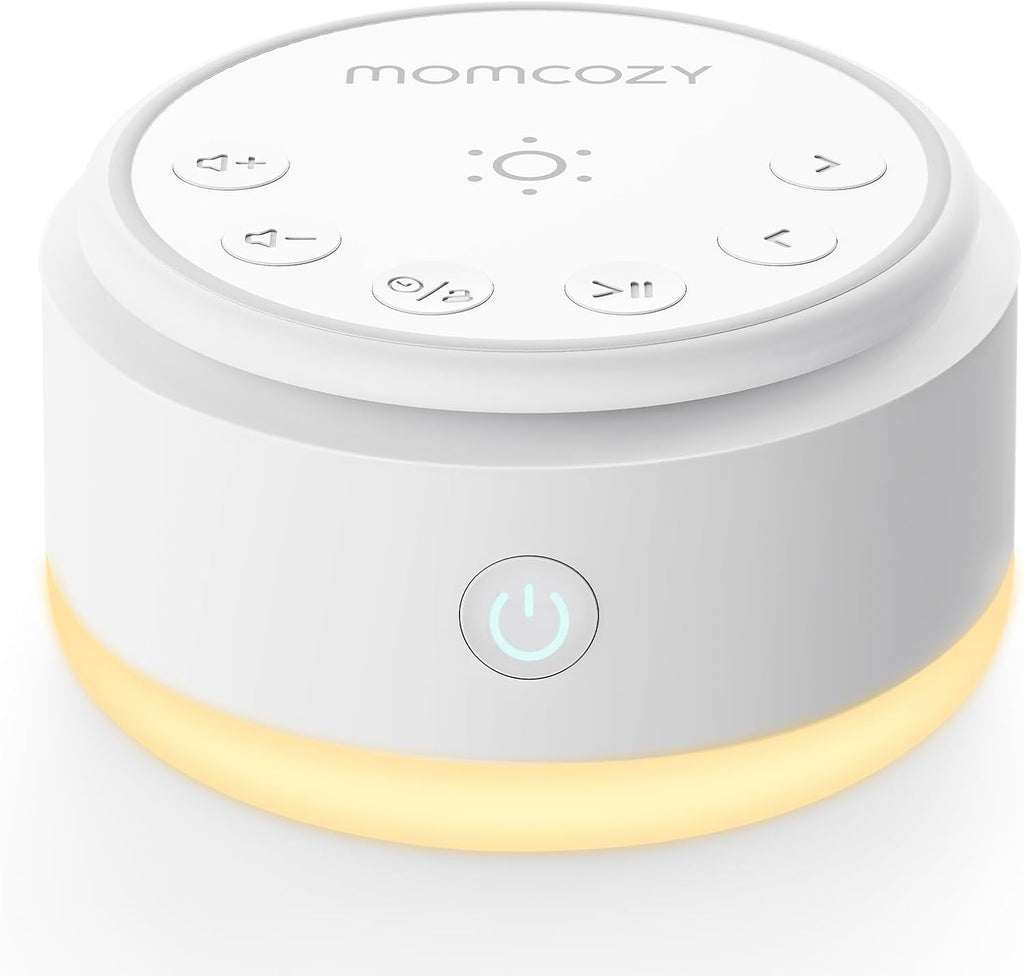 Momcozy Sound Machine for Baby-20 Soothing Sounds & Touch Warm Light Portable White Noise for Kids & Adults for Sleeping Timer and Memory…