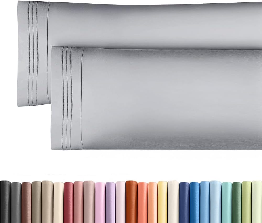 Body Pillowcases Set of 2-20x54 Long Body Pillow Case - Soft Body Pillow Cover for Sleeping & Side Sleepers - Comfy, Breathable & Wrinkle…