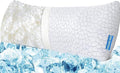 Qutool Cooling Pillow for Sleeping, CertiPUR-US Shredded Memory Foam Full Body Pillow Set of 1, Long Pillow for Bed with Removable Double-S…