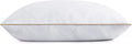 puredown® Goose Feathers and Down Pillow with Diamond Quilting with 100% Cotton Cover, Pack of 1, King Size