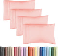 Standard Pillow Cases Set of 4 - Ultra Soft Hotel Quality Pillowcase Covers - Comfy Bedding for Women, Men, Kids & Teens - Machine…