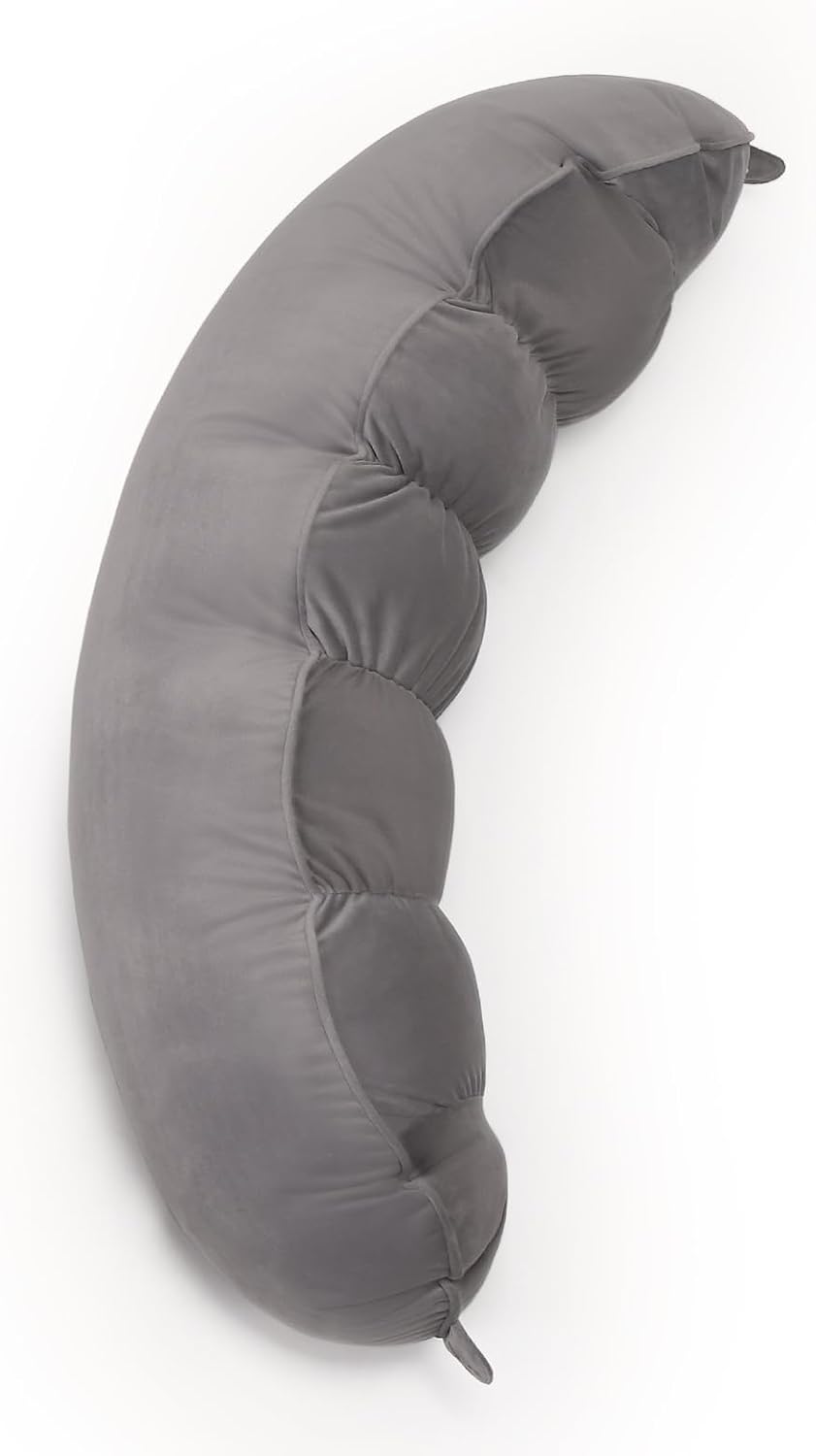 Peallow(Pat. Pend) – Long Round Body Pillow for Adults, Bolster Pillow for Sleeping, Soft and Supportive Pillow for Sleeping & Lumbar…