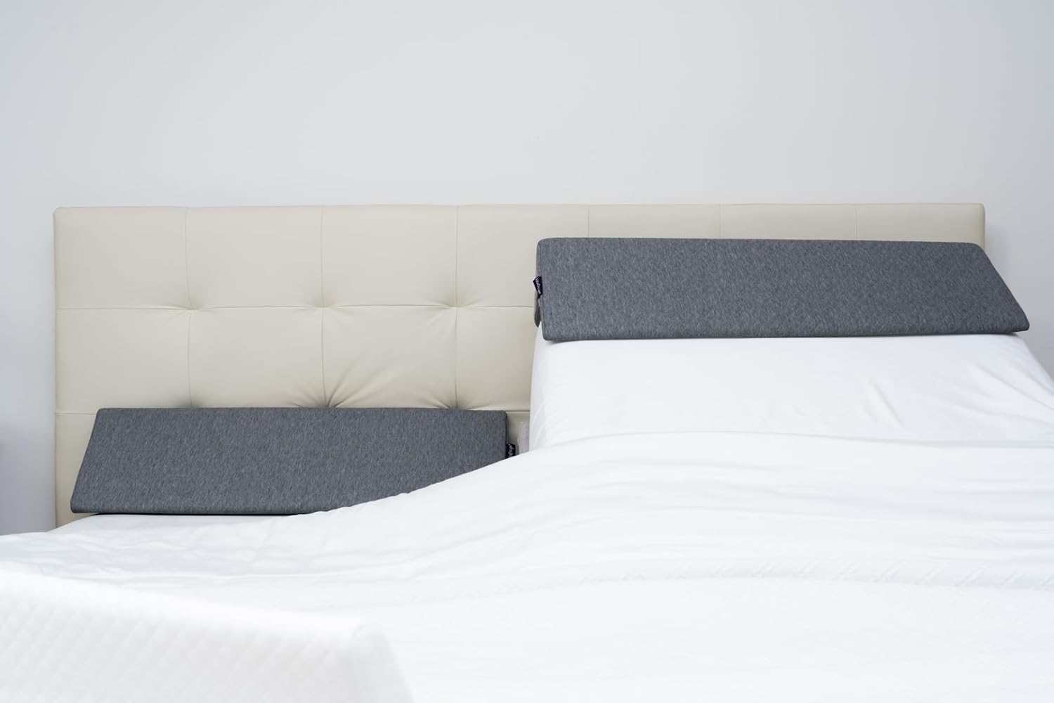 XetraDesign Bed Wedge Pillow Set for Headboard Gap Up to 7", Triangle Gap Filler for Bed, Mattress Wedge Gap Filler, Headboard Space…