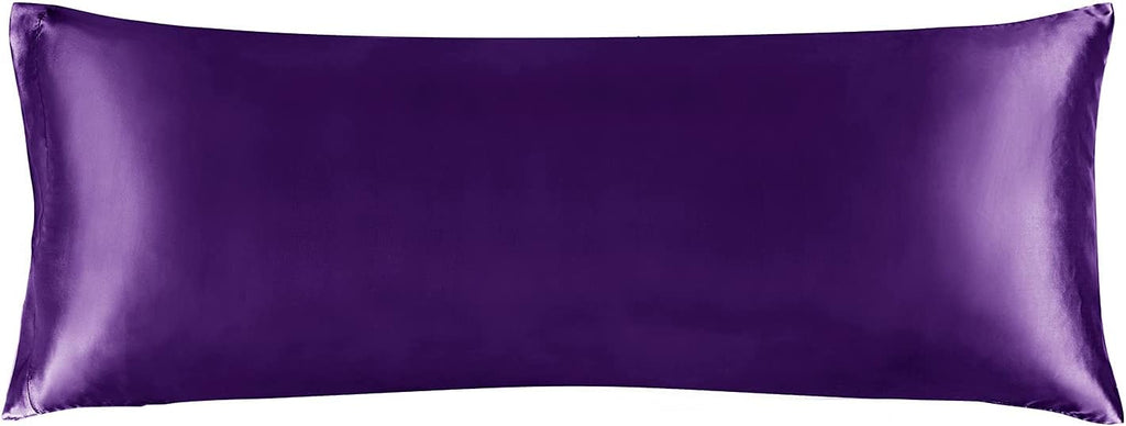 Bedelite Satin Body Pillow Cover, Super Soft and Cooling Body Pillow Pillowcase for Hair and Skin, Breathable Silky Full Long Pillowcase Co…