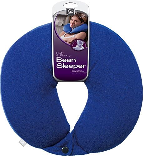 Classic Bean Sleeper, Comfortable Travel Pillow Filled with Micro Polybeans, Neck Pillow for Uninterrupted Sleep, Ideal for Airplane…