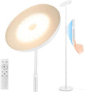 Mukuxin Floor Lamp, Upgraded 40W 4000LM Super Bright Torchiere LED Floor Lamps for Living Room, Stepless Dimmable Color Temperature 2700K-6…