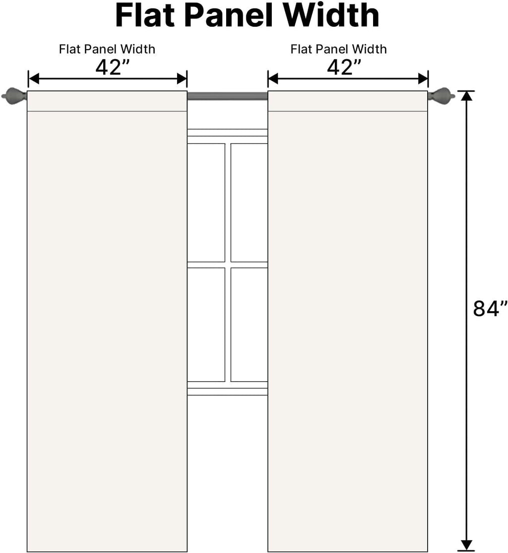H.VERSAILTEX Light Reducing Curtains Thermal Insulated Window Treatment Panels Room Darkening Privacy Assured Drapes for Living…