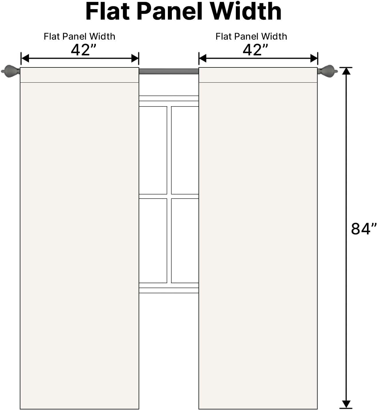 H.VERSAILTEX Light Reducing Curtains Thermal Insulated Window Treatment Panels Room Darkening Privacy Assured Drapes for Living…