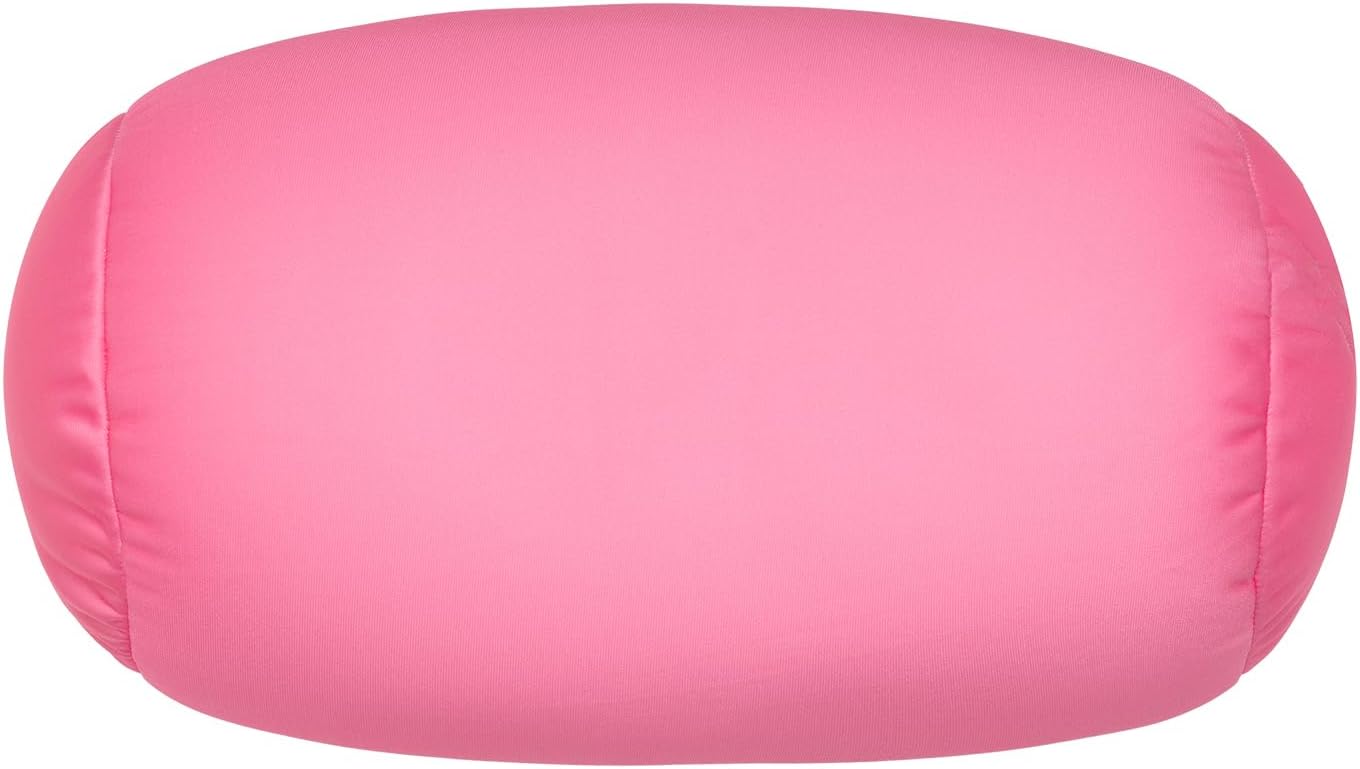 Squishy Microbead Neck Pillow, 7Inch x 12Inch Soft Travel Body Bed Pillow Bean Pillow for Kids Adult Chair Sleeping Car Seat, Fun Dormroom