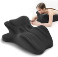 Ergonomic Memory Foam Wedge Pillow, 27° Angled Support for Neck and Waist, Multi-Position Support Pillow - Black (Plus Size 25.5 * 21.5 *…