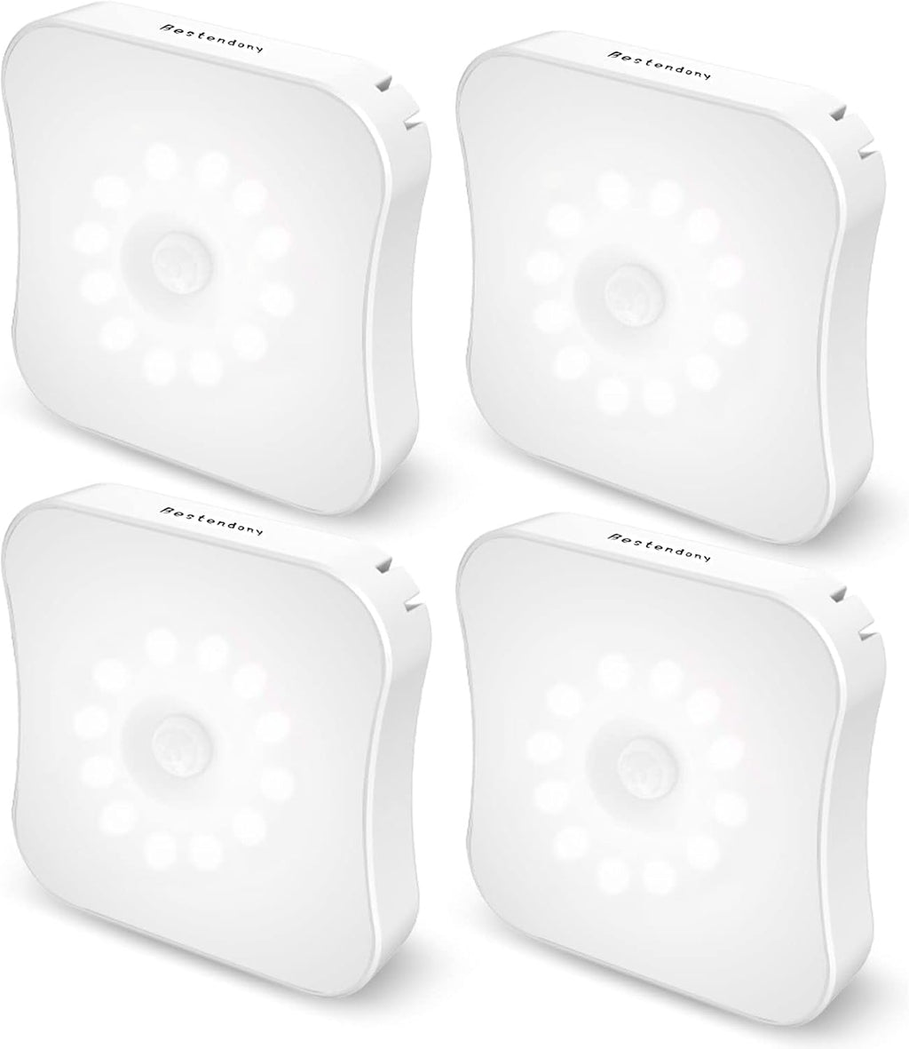 Rechargeable Motion Sensor Light Indoor Stair Lights Rechargeable Battery Night Light Stick On Magnetic Motion Lights for Stair, Step…