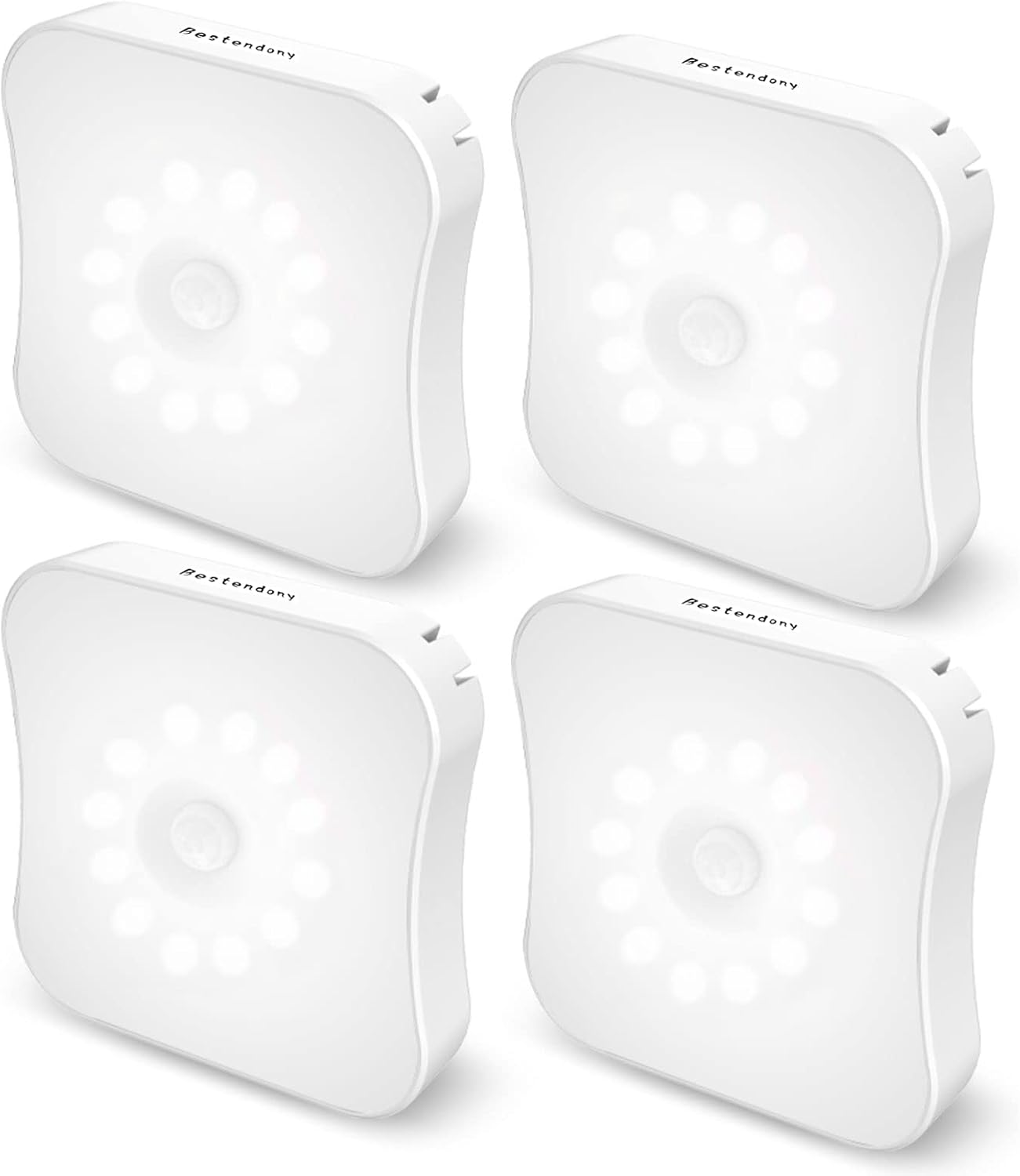 Rechargeable Motion Sensor Light Indoor Stair Lights Rechargeable Battery Night Light Stick On Magnetic Motion Lights for Stair, Step…