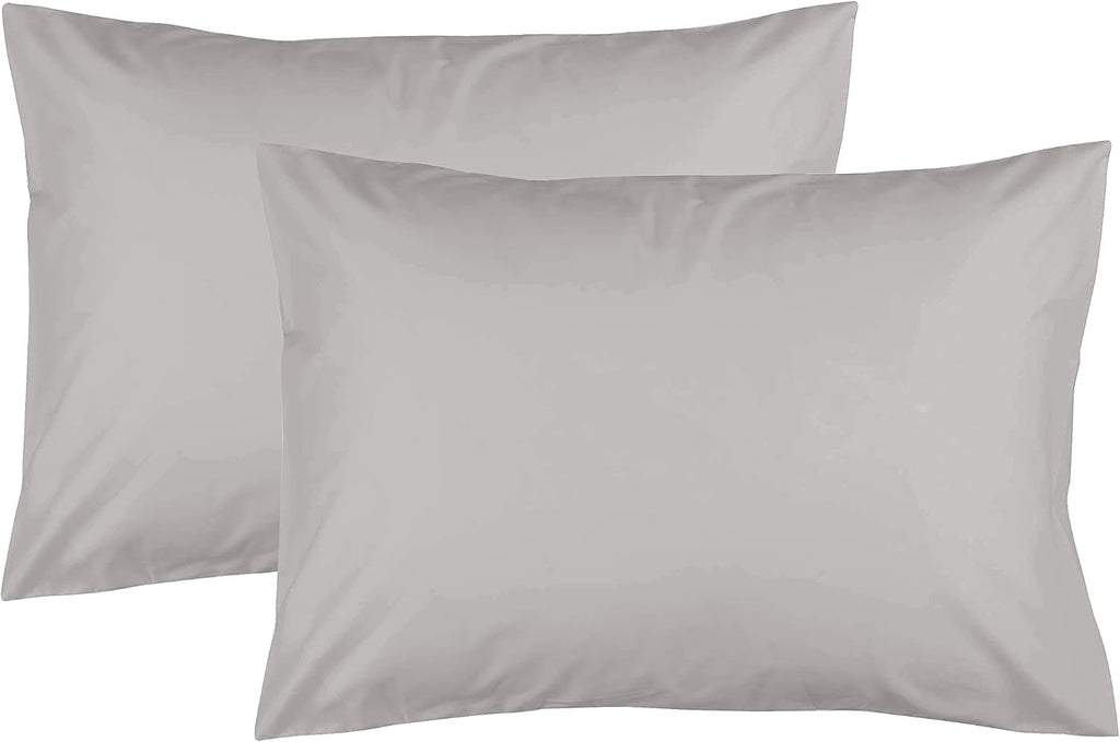 FEATHER & STITCH NEW YORK 100% Cotton 2 Piece King Pillow Cases, 300TC Ultra-Soft Pillowcases with Envelope Closure, Wrinkle- Fade- Stain…