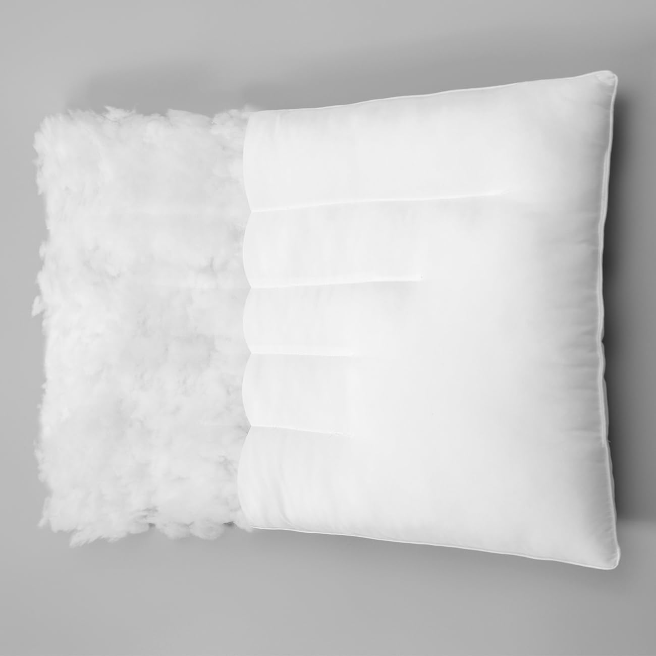 Pozino Flat Thin Pillows for Sleeping - Queen Size 1 Pack Bed Pillows for Side Back Stomach Sleepers,2.5 inch Height Ultra Low Pillows…