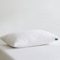 ThreeGeese Three Geese White Goose Feather Down Pillows King Size Set of 1-100% Cotton, Medium Firm, Soft Support Cotton White