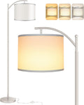Floor Lamp for Living Room with 3 Color Temperatures LED Bulb, Standing Lamp Tall Industrial Floor Lamp Reading for Bedroom, Office (9W…