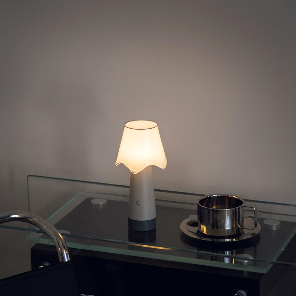 Owlpack Fungo Cordless LED Lamp with Adjustable Dimmer - Gray